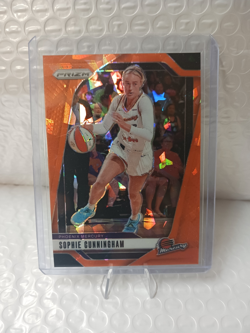 2025 Panini Sophie Cunninghan Orange Cracked Ice Prizm